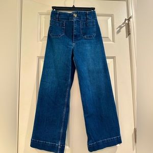 Pilcro Women’s Skipper High-Rise, Wide-Leg Jeans